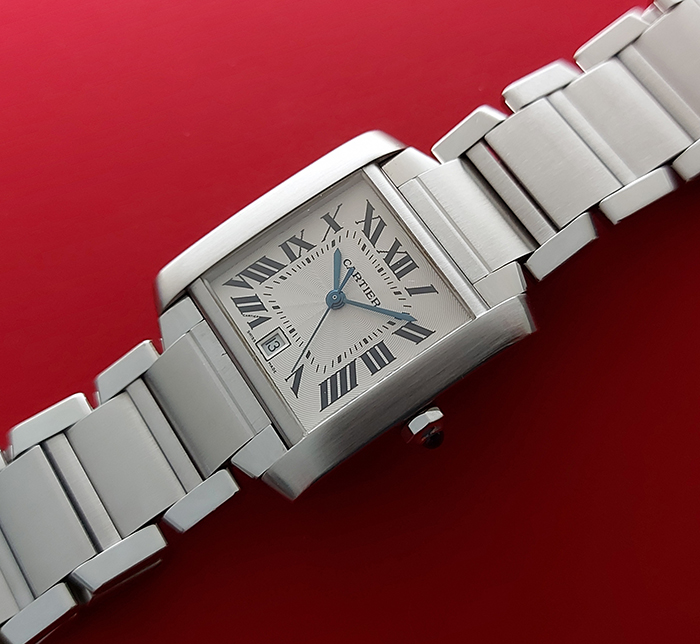 Cartier Tank Large Size Automatic Wristwatch Ref. W51002Q3